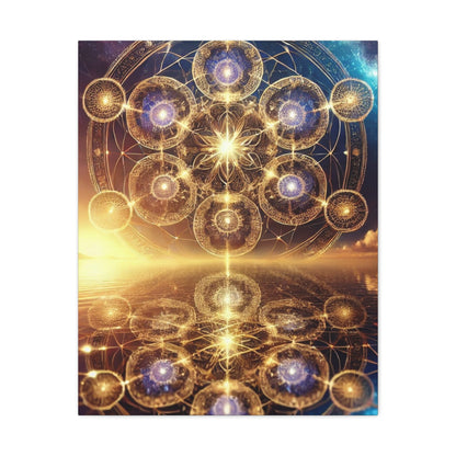 Sacred Geometry Art Canvas Ed. 95