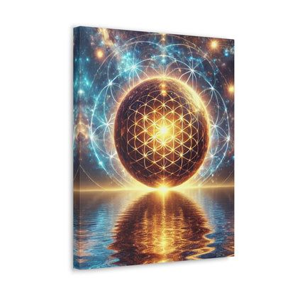 Sacred Geometry Art Canvas Ed. 52