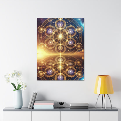 Sacred Geometry Art Canvas Ed. 95