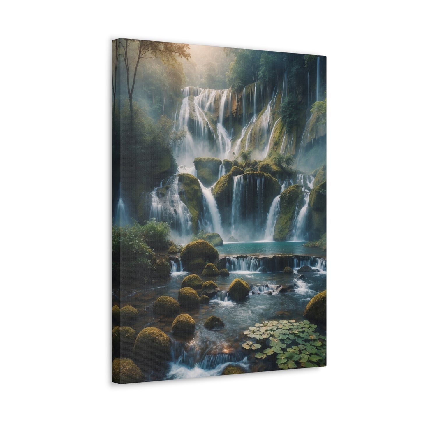 Majestic Waterfalls Art Canvas Ed. 14