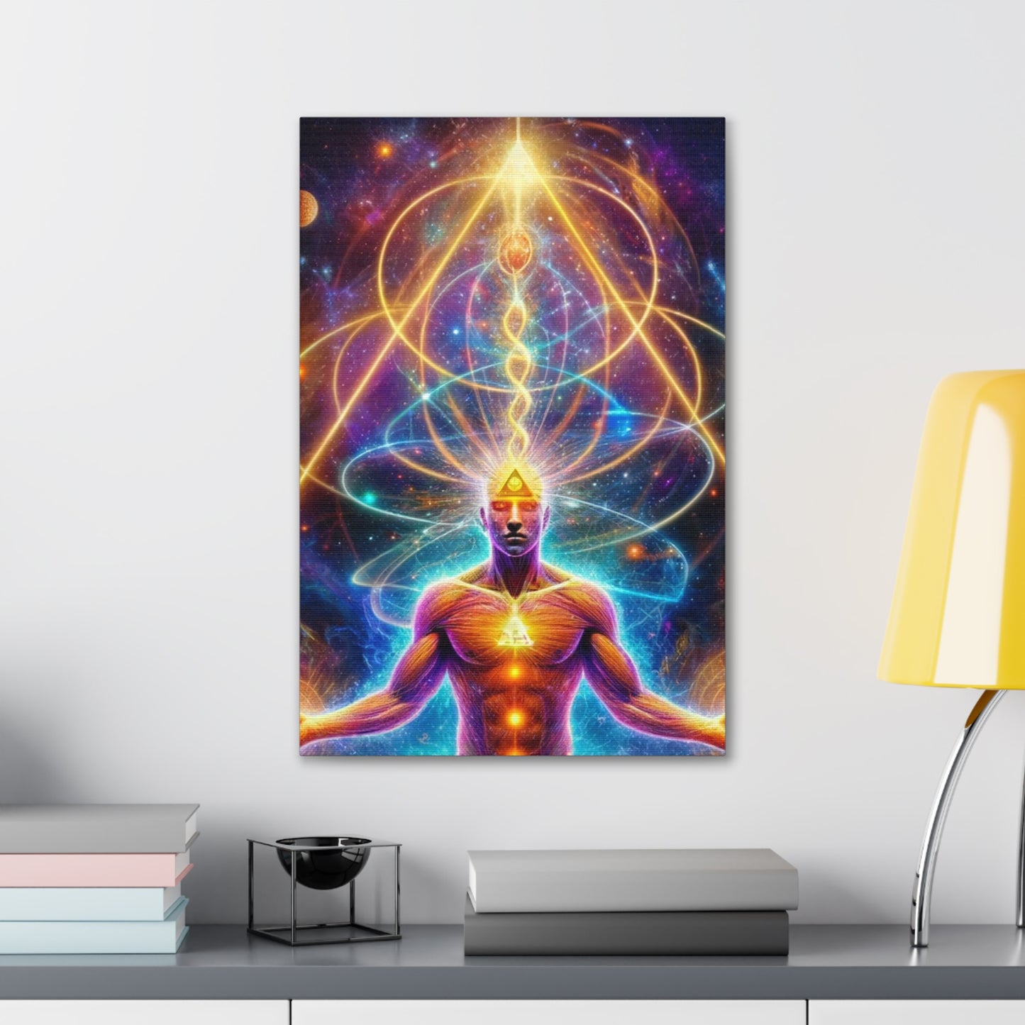 Quantum Entanglement Art Canvas Ed. 9