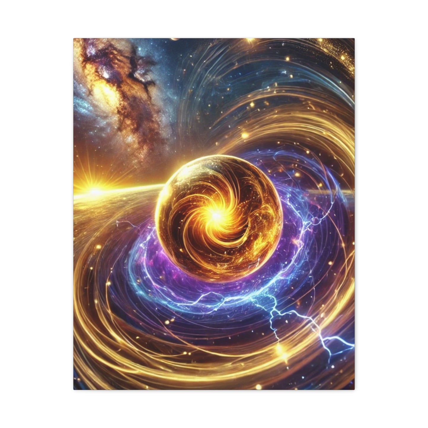 Energetic Orbs Art Canvas Ed. 8