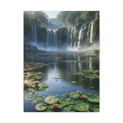 Majestic Waterfalls Art Canvas Ed. 7