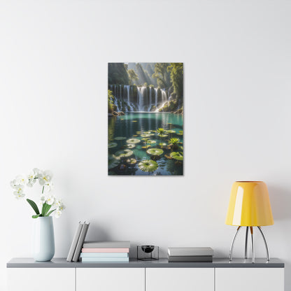 Majestic Waterfalls Art Canvas Ed. 24