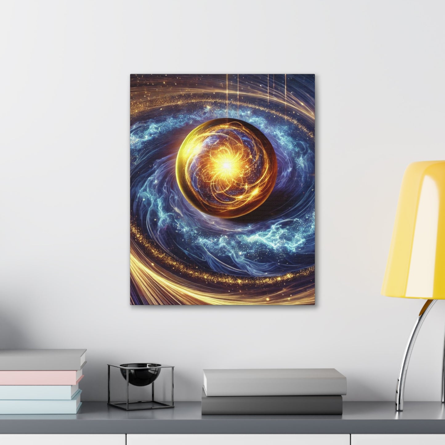 Energetic Orbs Art Canvas Ed. 10