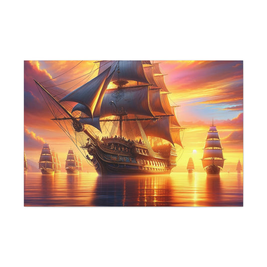 Voyage & Conquest Art Canvas Ed. 17