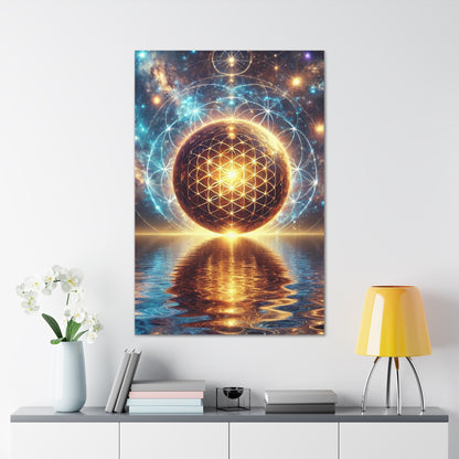 Sacred Geometry Art Canvas Ed. 52