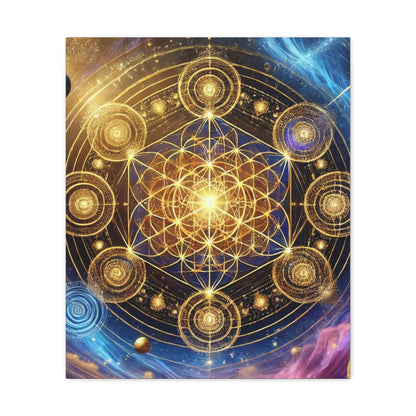 Sacred Geometry Art Canvas Ed. 68