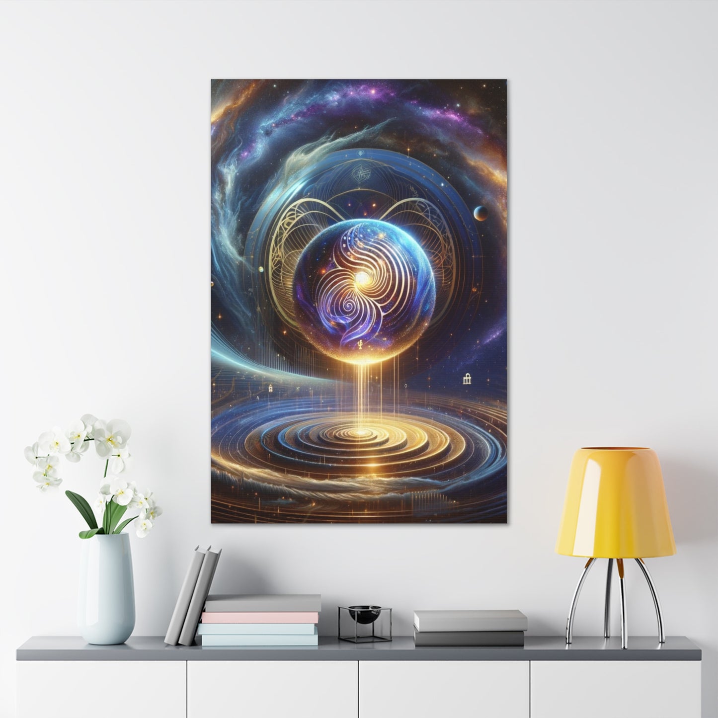 Sacred Geometry Art Canvas Ed. 61