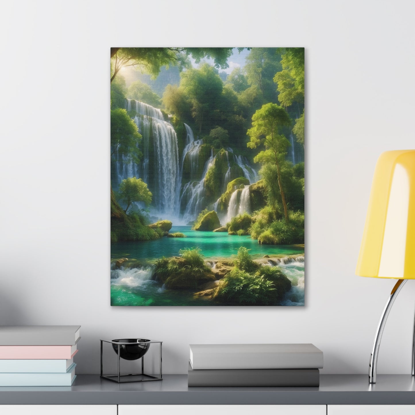 Majestic Waterfalls Art Canvas Ed. 5