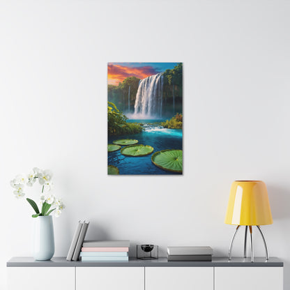 Majestic Waterfalls Art Canvas Ed. 47