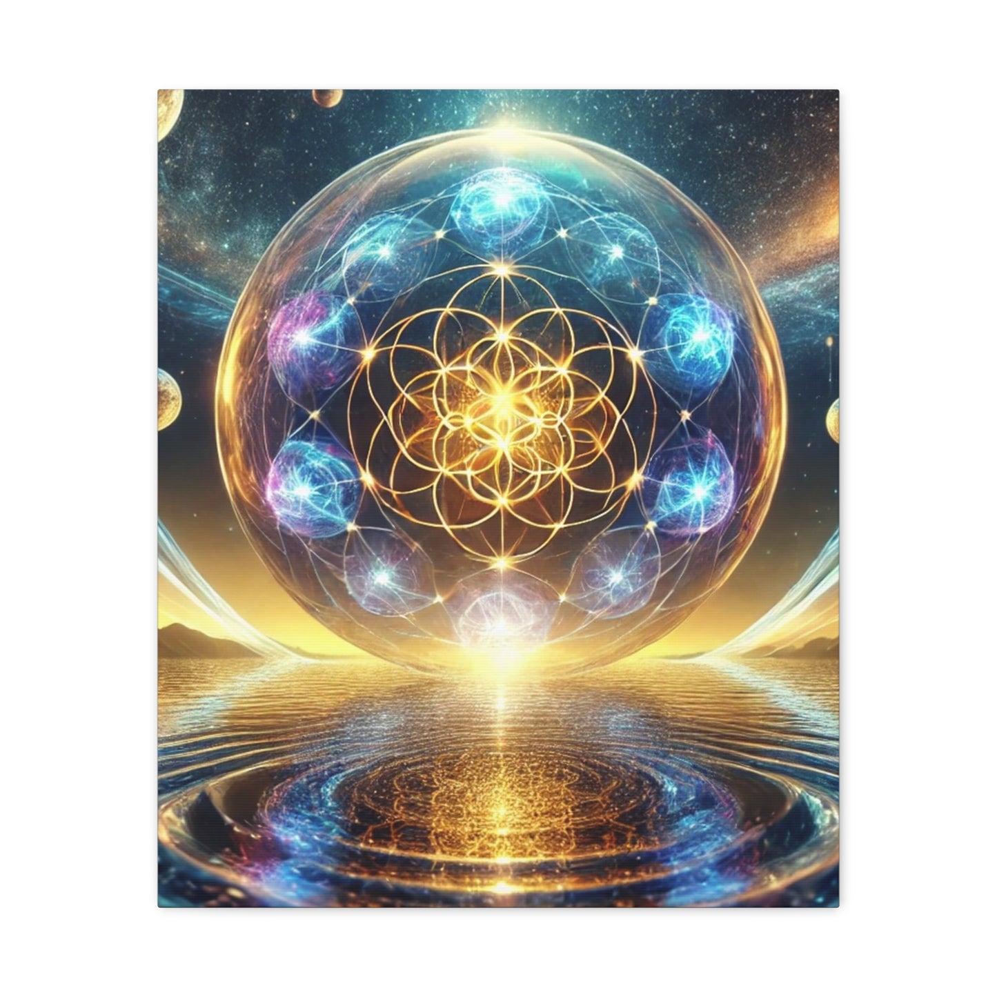 Sacred Geometry Art Canvas Ed. 12