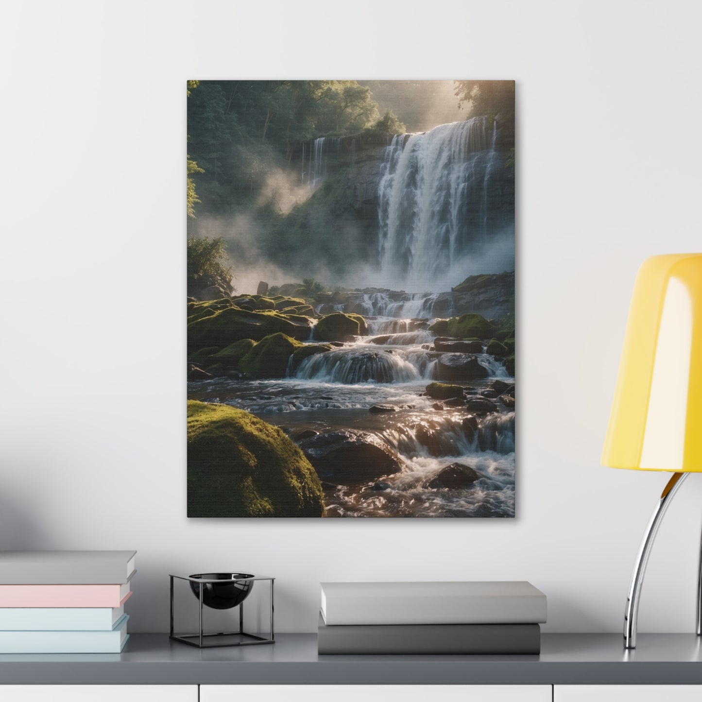 Majestic Waterfalls Art Canvas Ed. 15