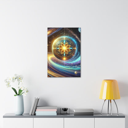 Sacred Geometry Art Canvas Ed. 55