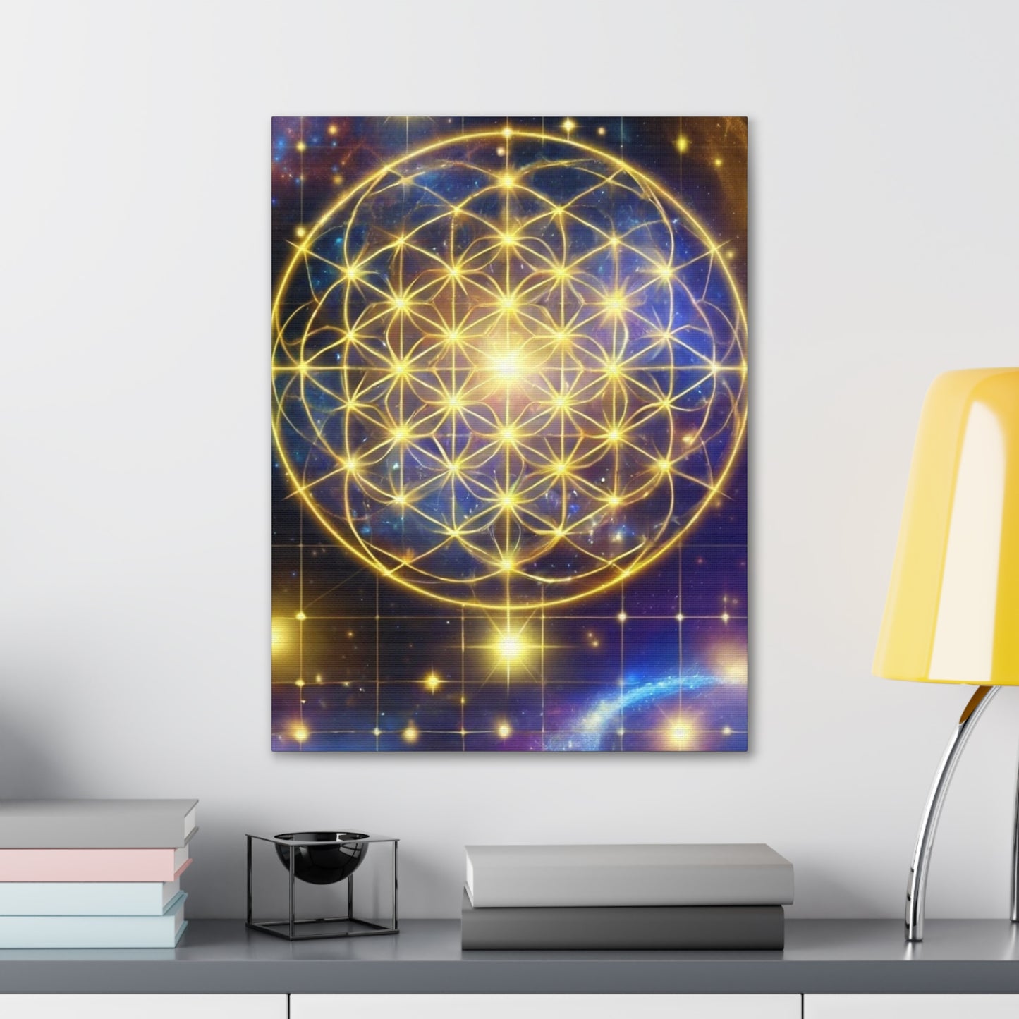 Sacred Geometry Art Canvas Ed. 73