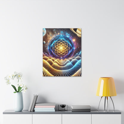 Sacred Geometry Art Canvas Ed. 9