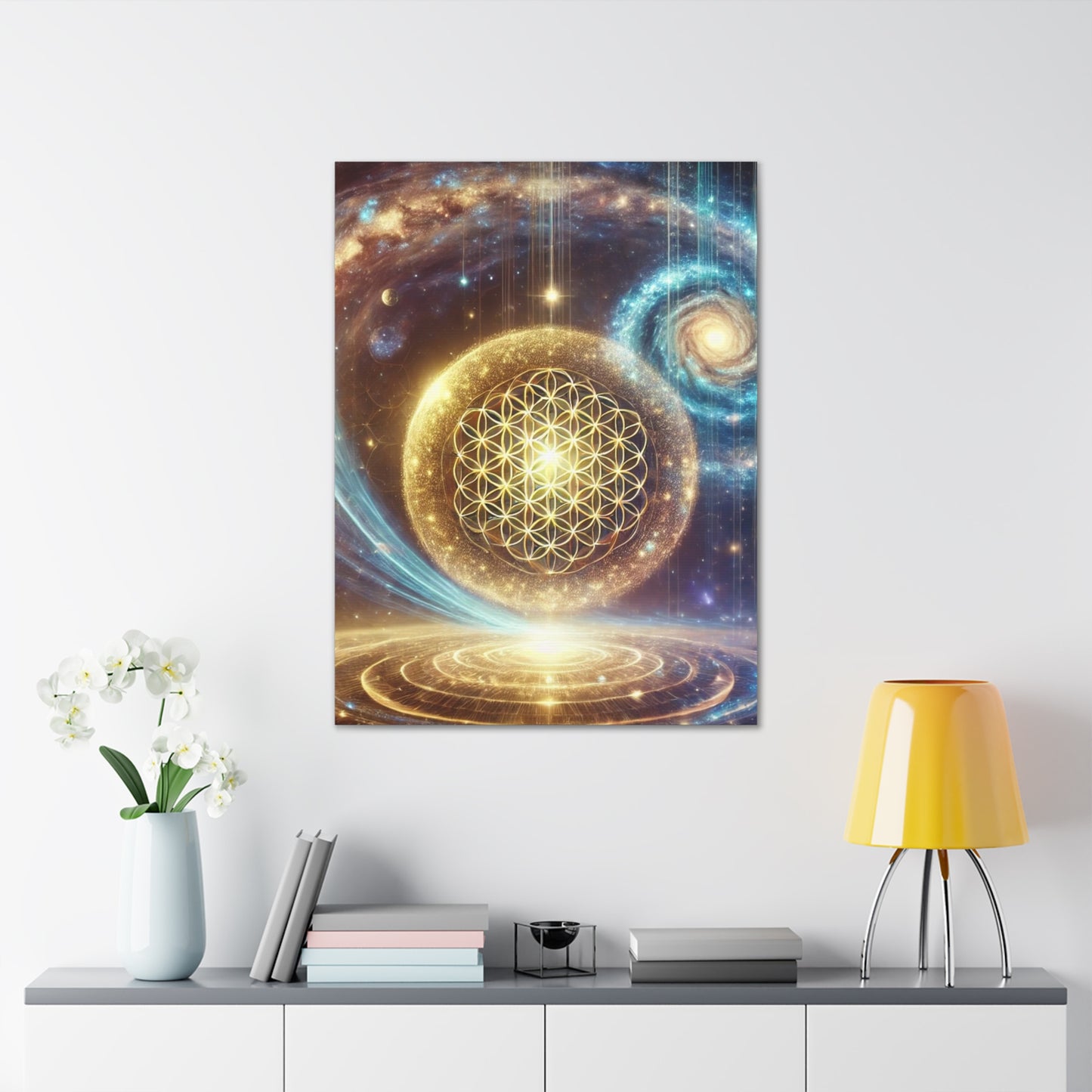 Sacred Geometry Art Canvas Ed. 58