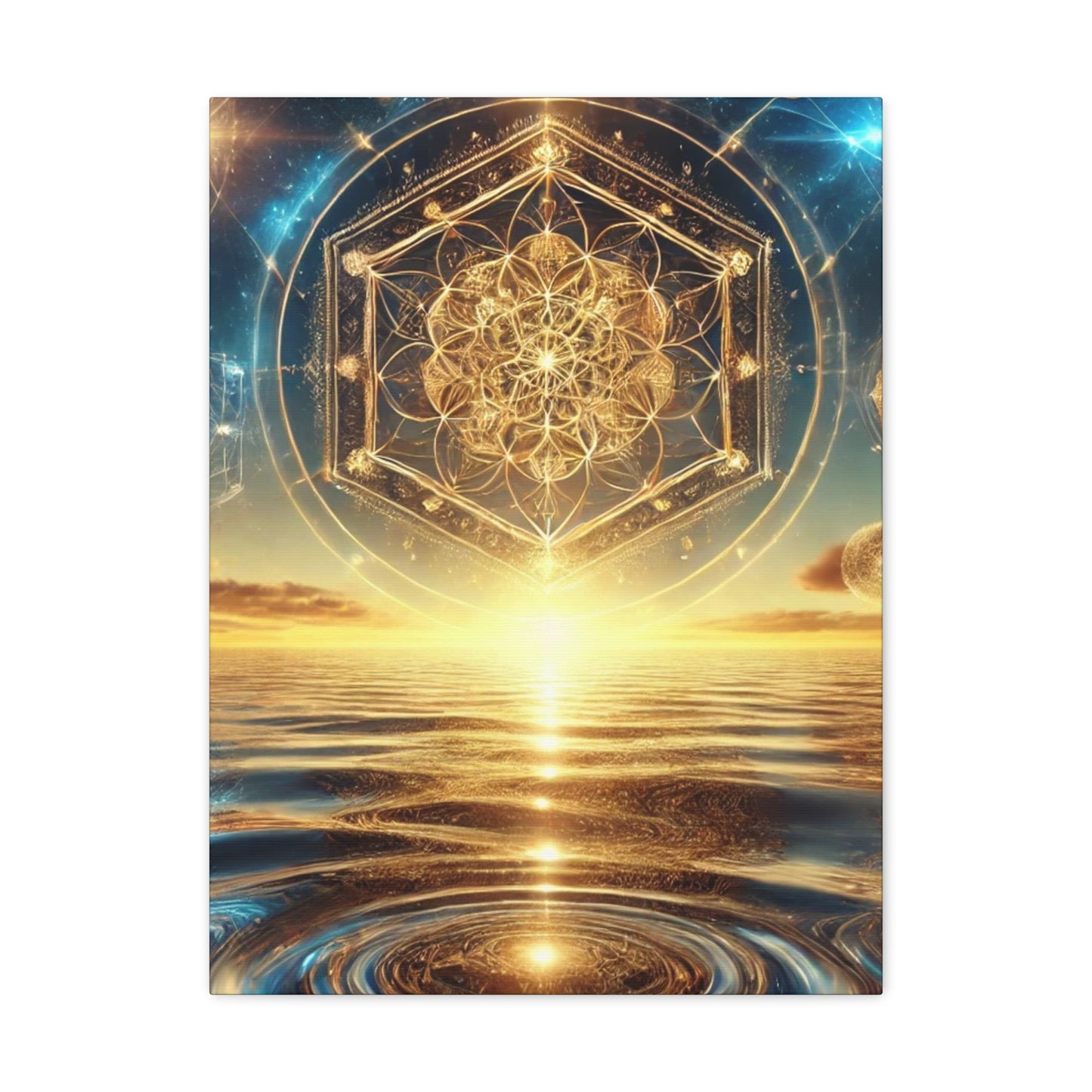 Sacred Geometry Art Canvas Ed. 96