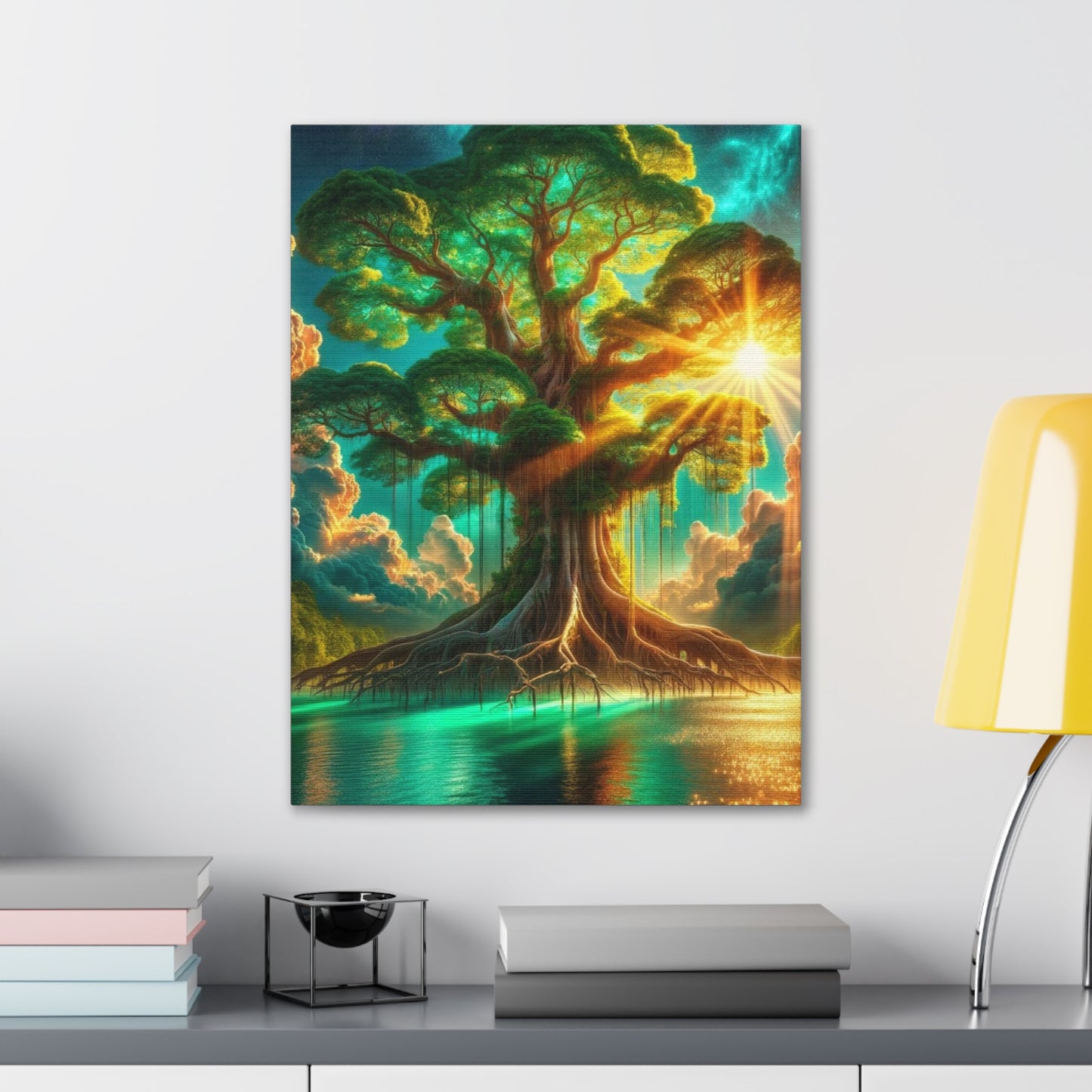 Trees of Light Art Canvas Ed. 12