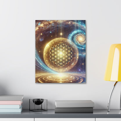 Sacred Geometry Art Canvas Ed. 58