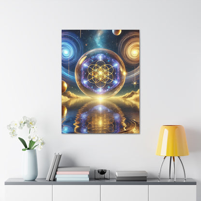 Sacred Geometry Art Canvas Ed. 20