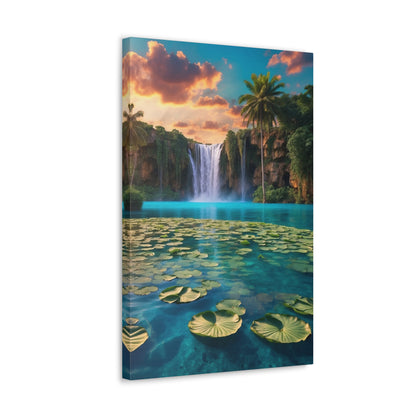 Majestic Waterfalls Art Canvas Ed. 39