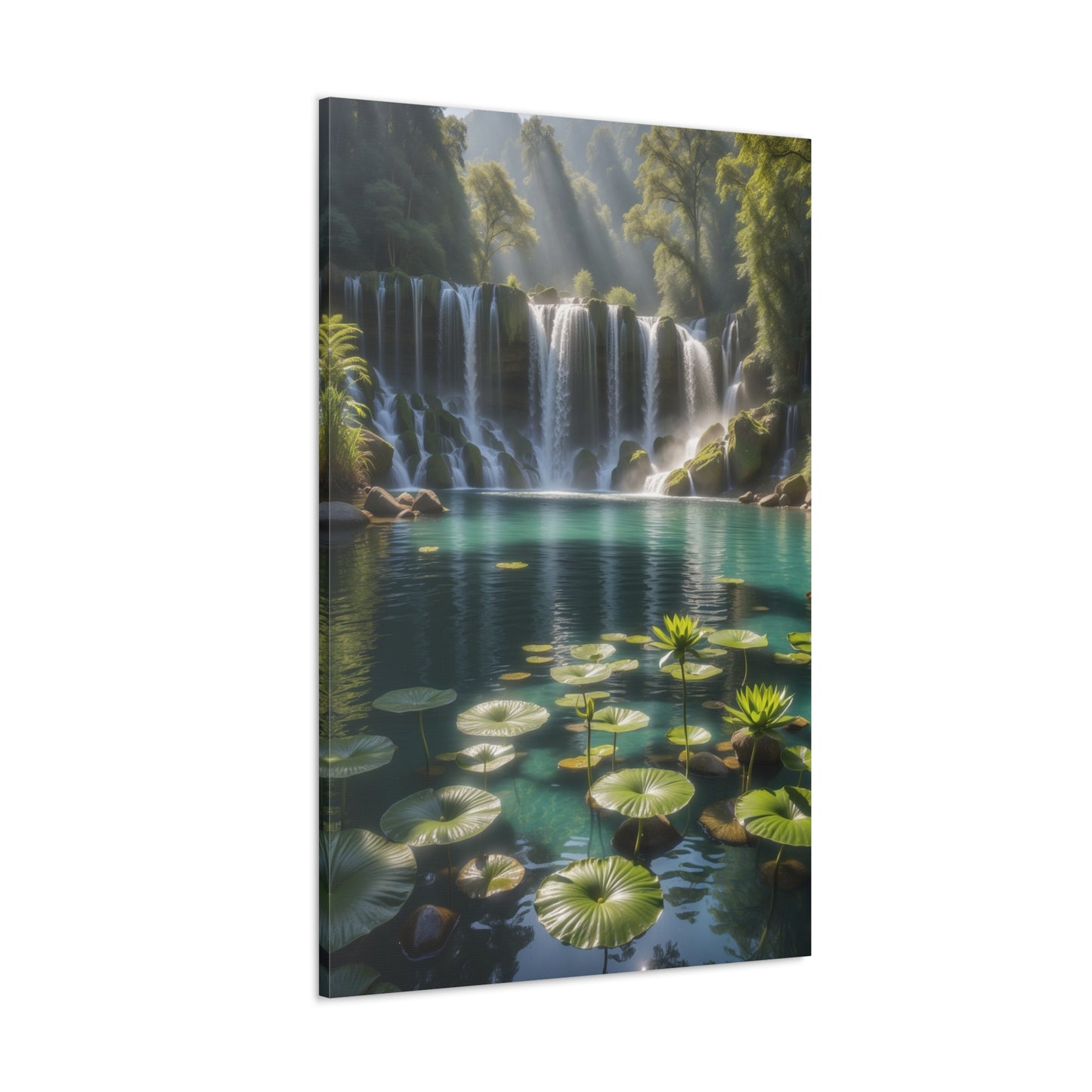 Majestic Waterfalls Art Canvas Ed. 24