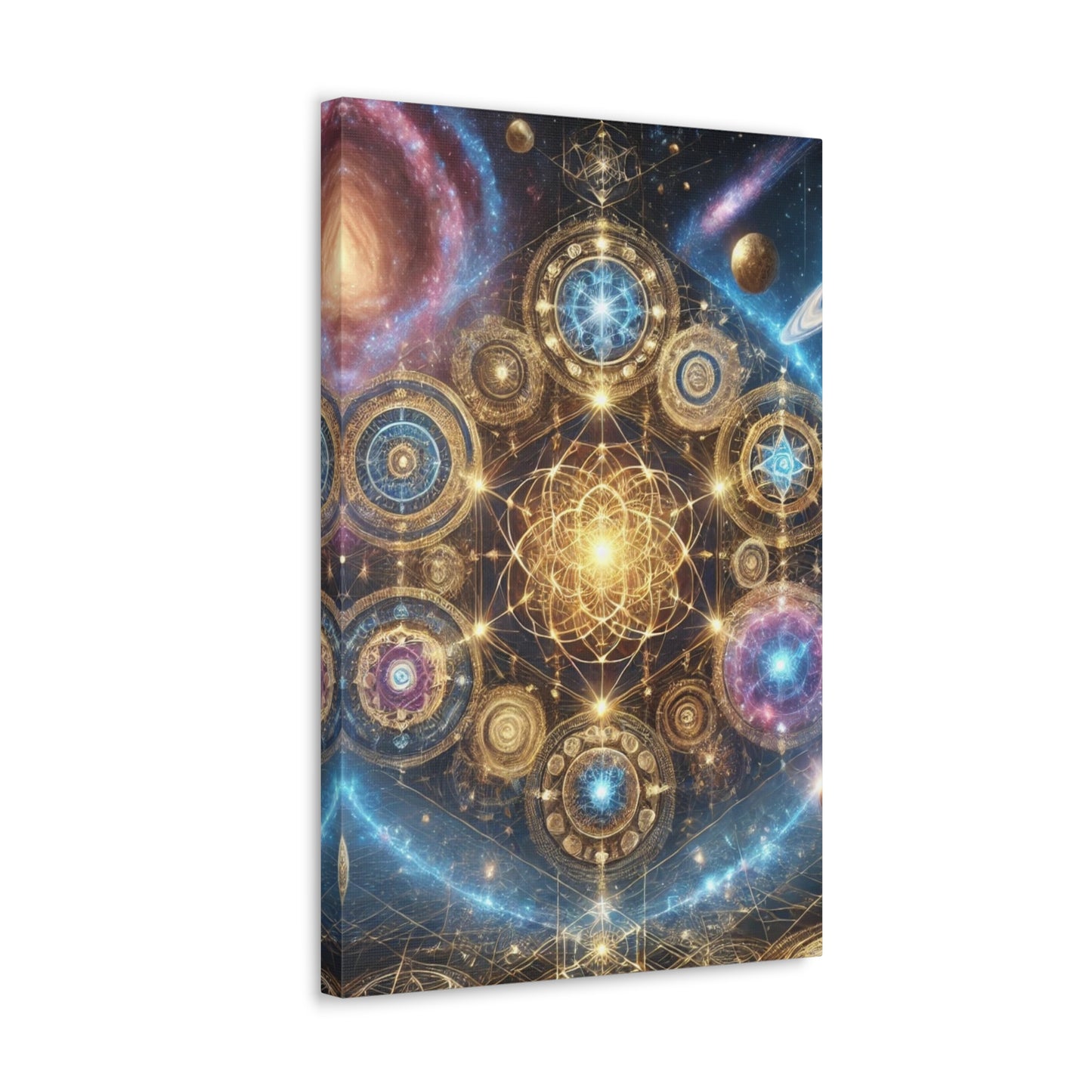 Sacred Geometry Art Canvas Ed. 69