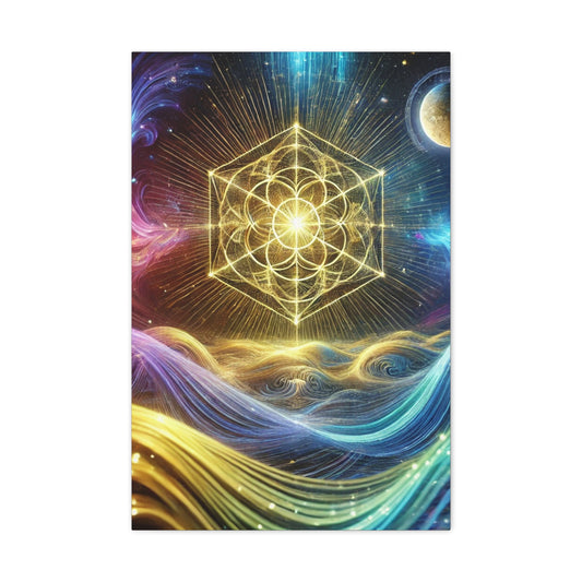 Sacred Geometry Art Canvas Ed. 5