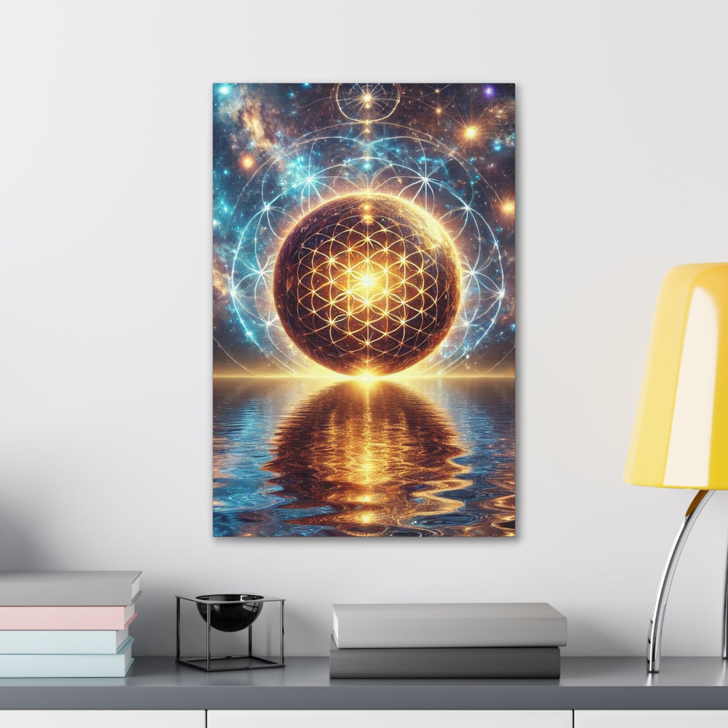 Sacred Geometry Art Canvas Ed. 52