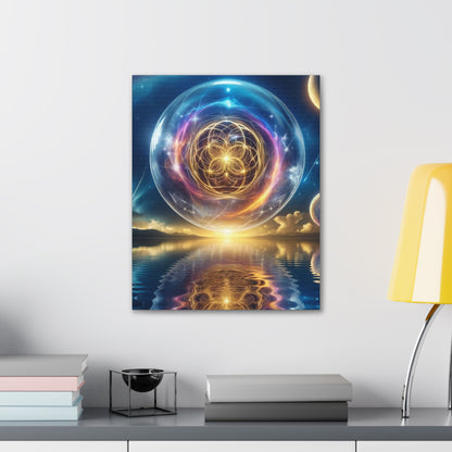 Sacred Geometry Art Canvas Ed. 15