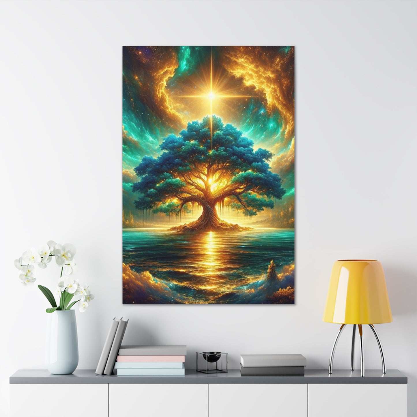 Trees of Light Art Canvas Ed. 10