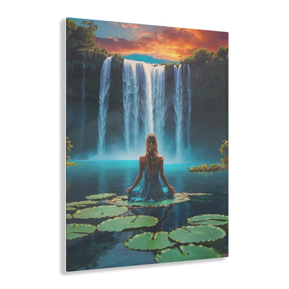 Blissful Lotus Acrylic Print Ed. 2