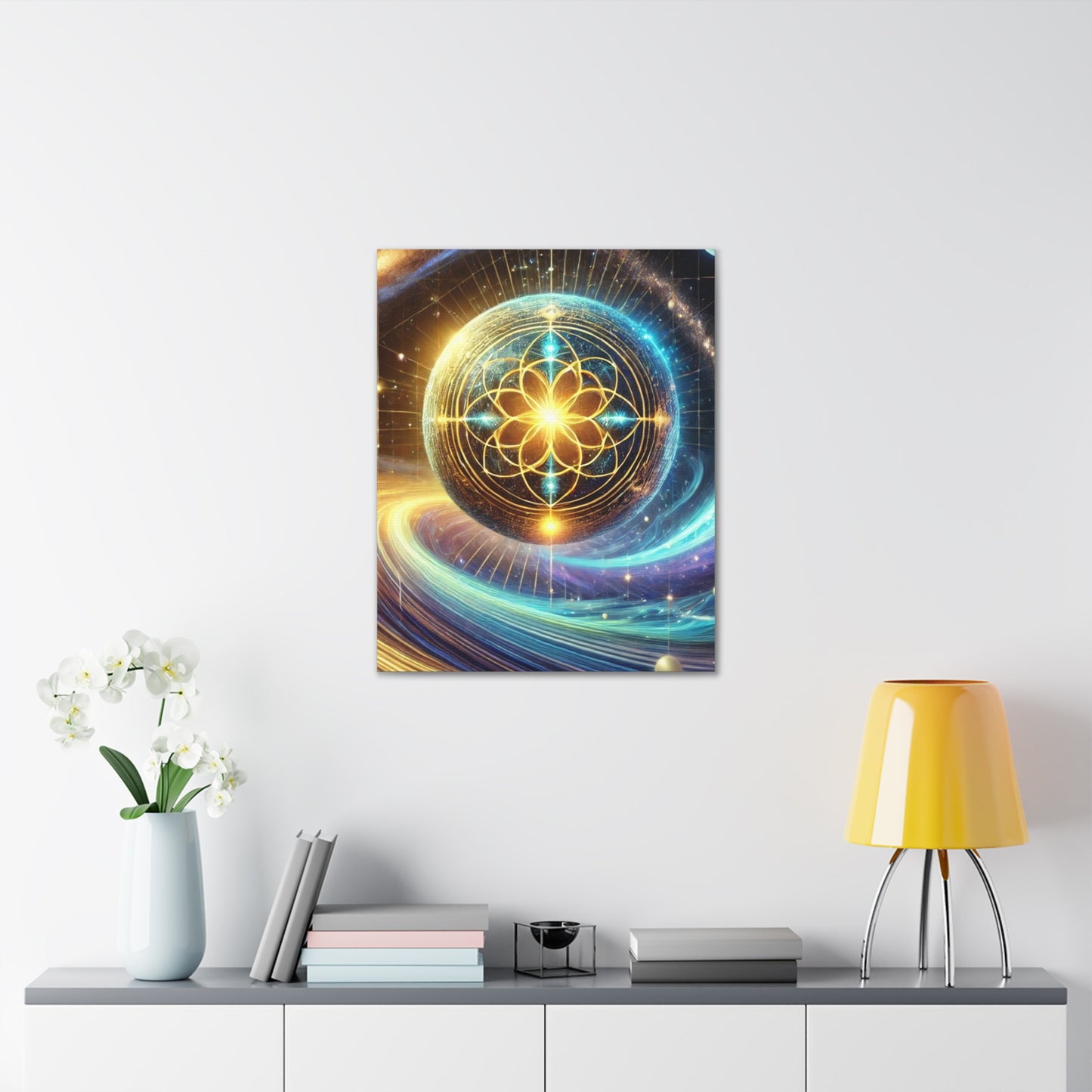 Sacred Geometry Art Canvas Ed. 55