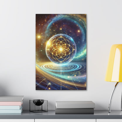 Sacred Geometry Art Canvas Ed. 56