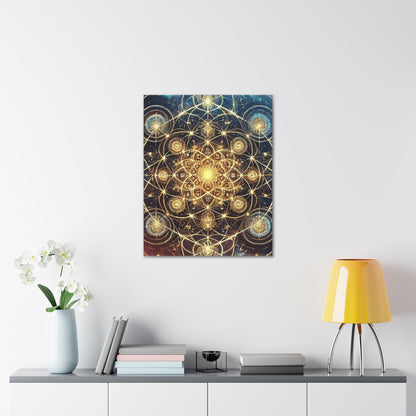 Sacred Geometry Art Canvas Ed. 75