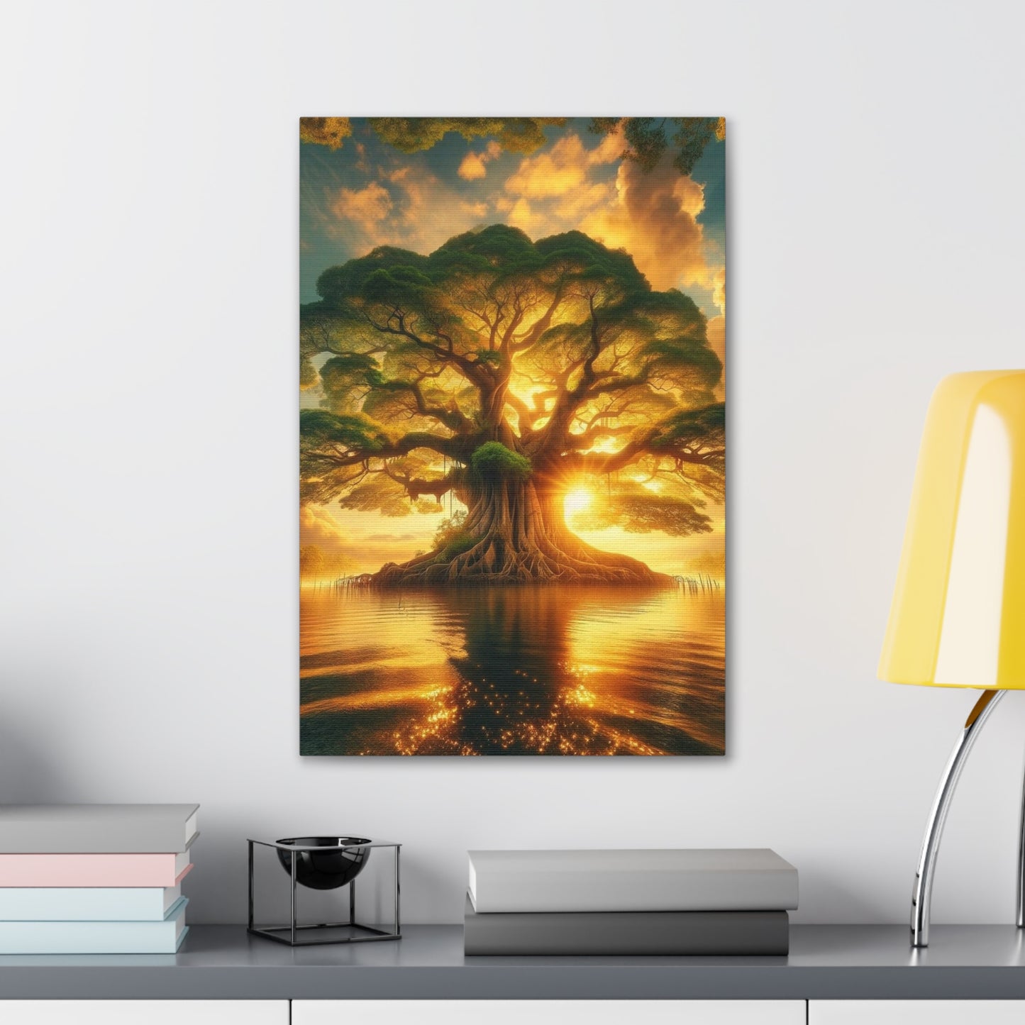 Trees of Light Art Canvas Ed. 4