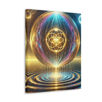 Sacred Geometry Art Canvas Ed. 27