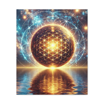 Sacred Geometry Art Canvas Ed. 52