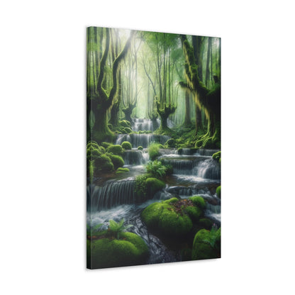 Majestic Waterfalls Art Canvas Ed. 1