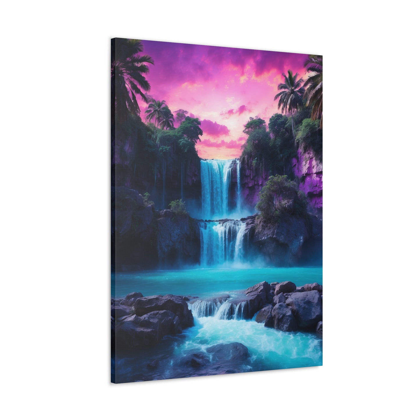 Majestic Waterfalls Art Canvas Ed. 29