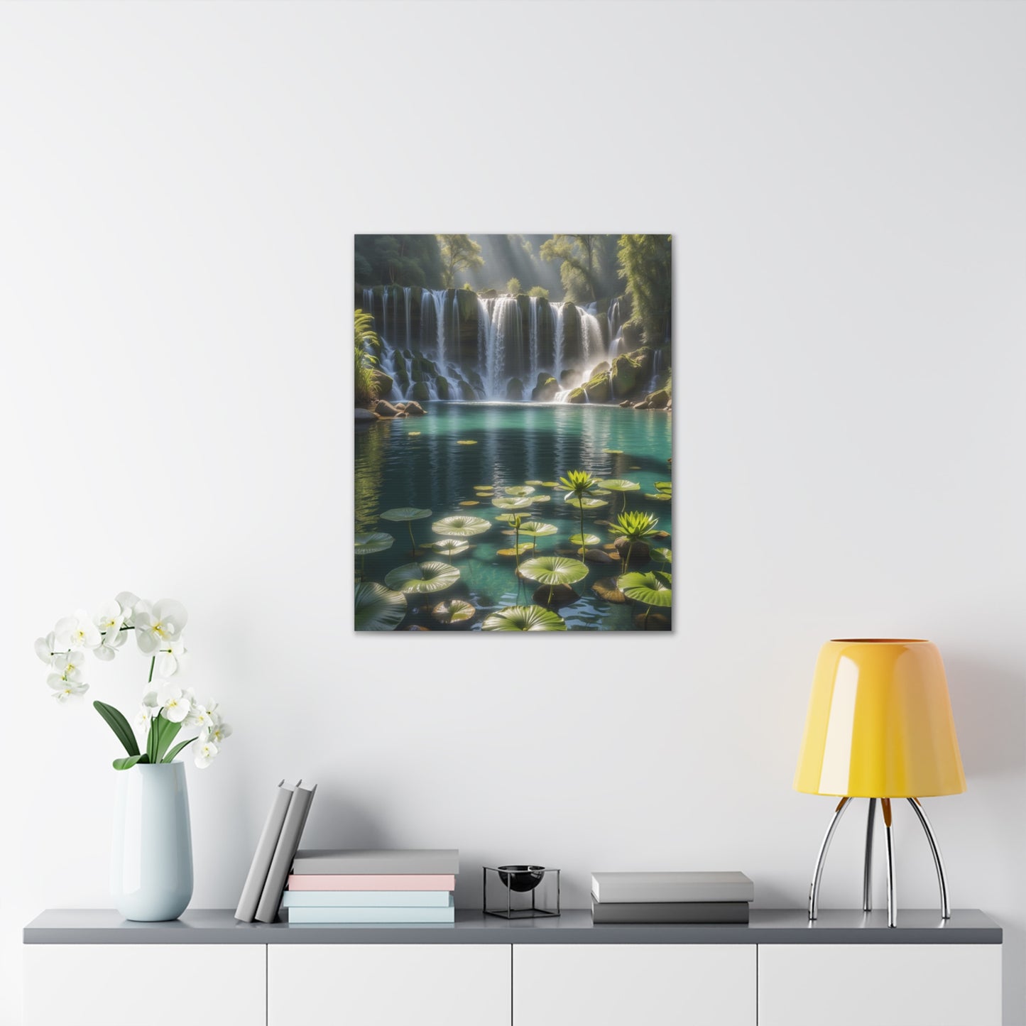 Majestic Waterfalls Art Canvas Ed. 24