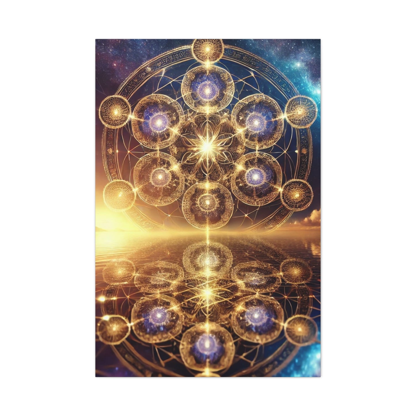 Sacred Geometry Art Canvas Ed. 95