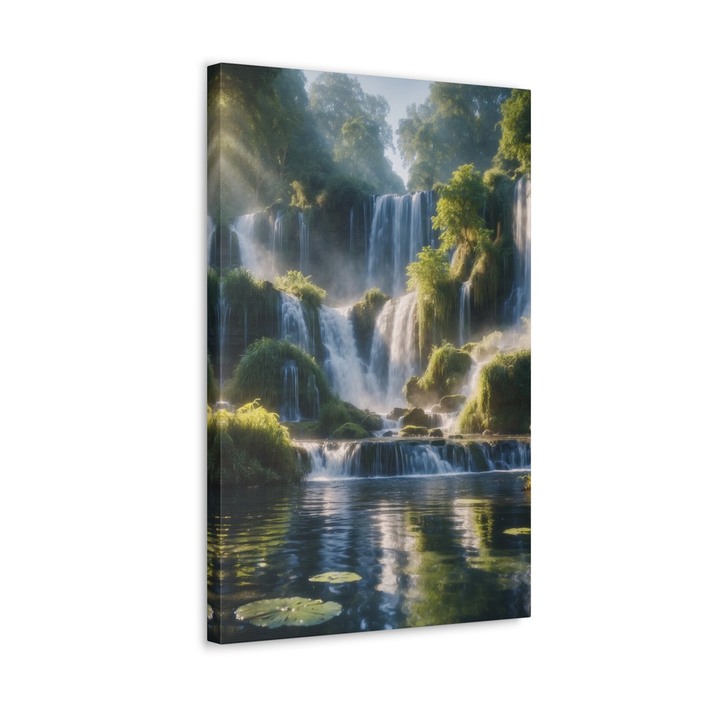 Majestic Waterfalls Art Canvas Ed. 12