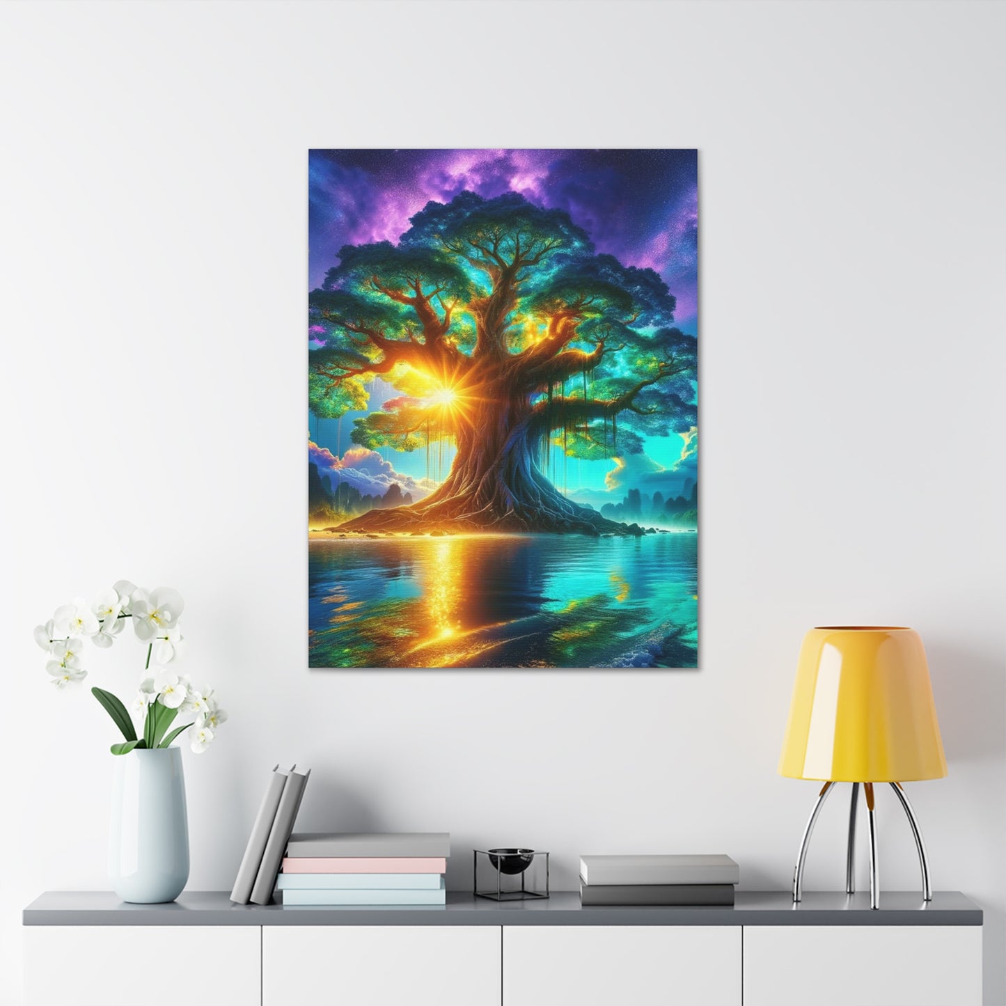 Trees of Light Art Canvas Ed. 14