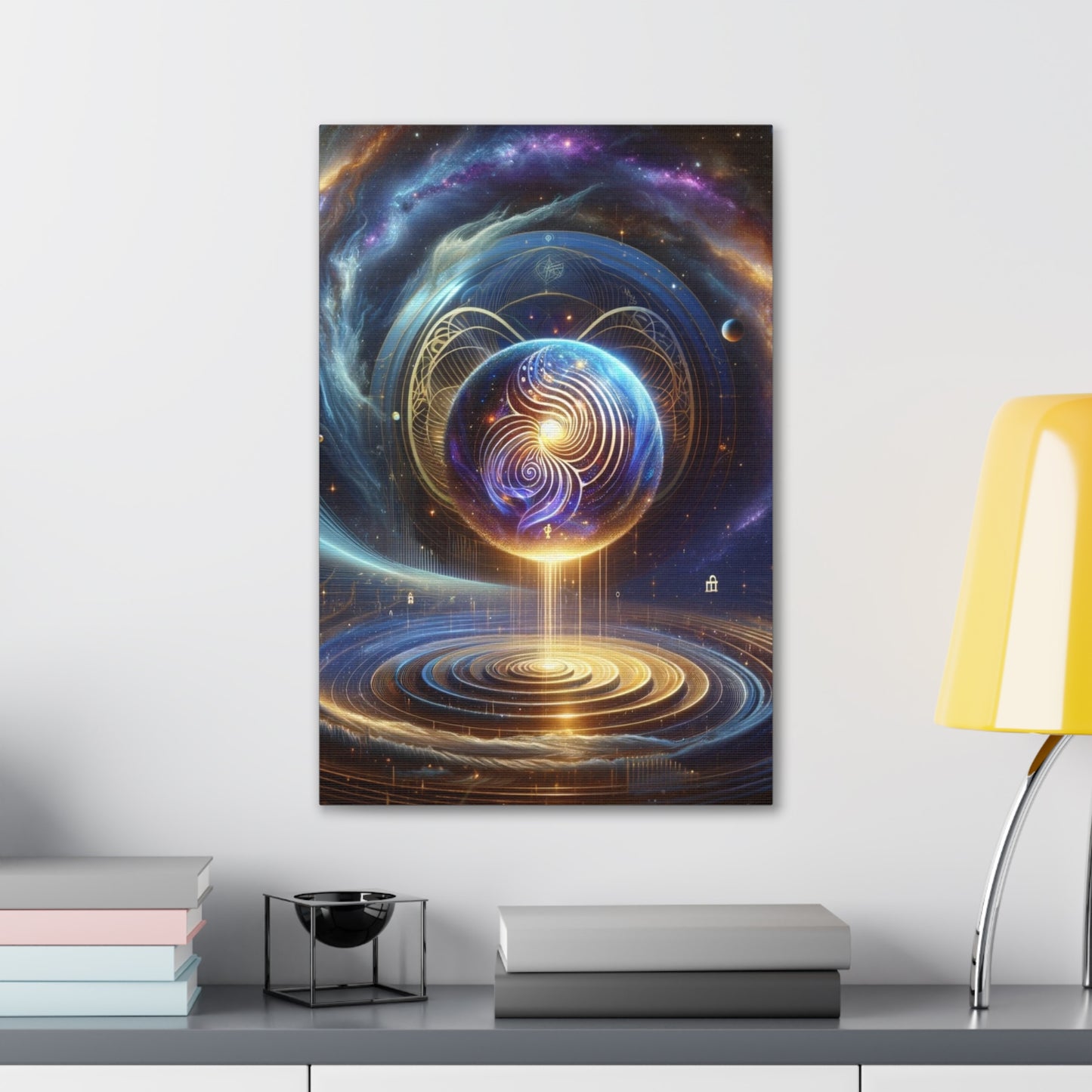 Sacred Geometry Art Canvas Ed. 61