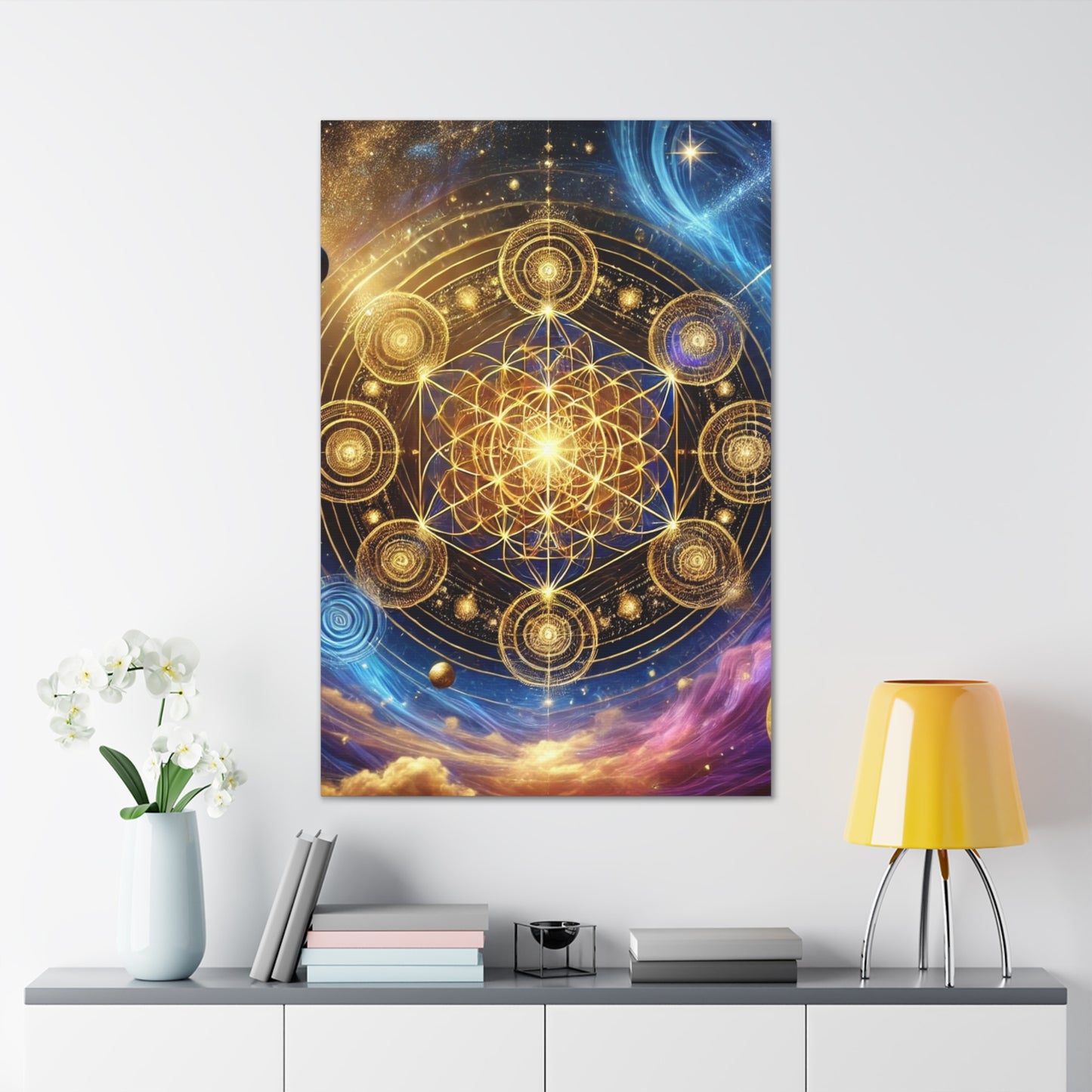 Sacred Geometry Art Canvas Ed. 68