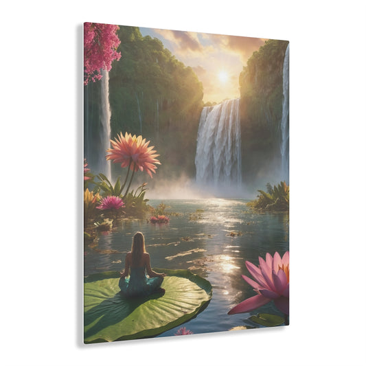 Blissful Lotus Acrylic Print Ed. 12