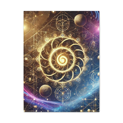 Sacred Geometry Art Canvas Ed. 65