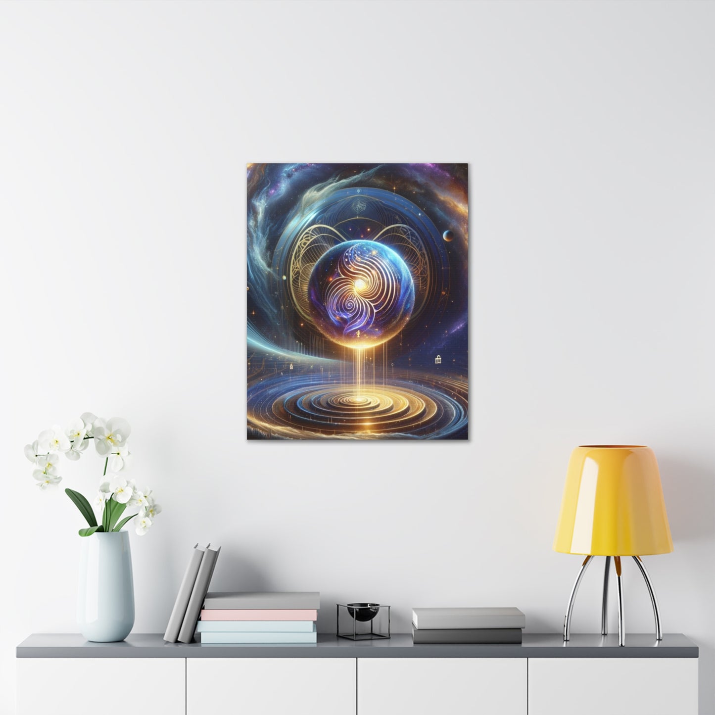 Sacred Geometry Art Canvas Ed. 61